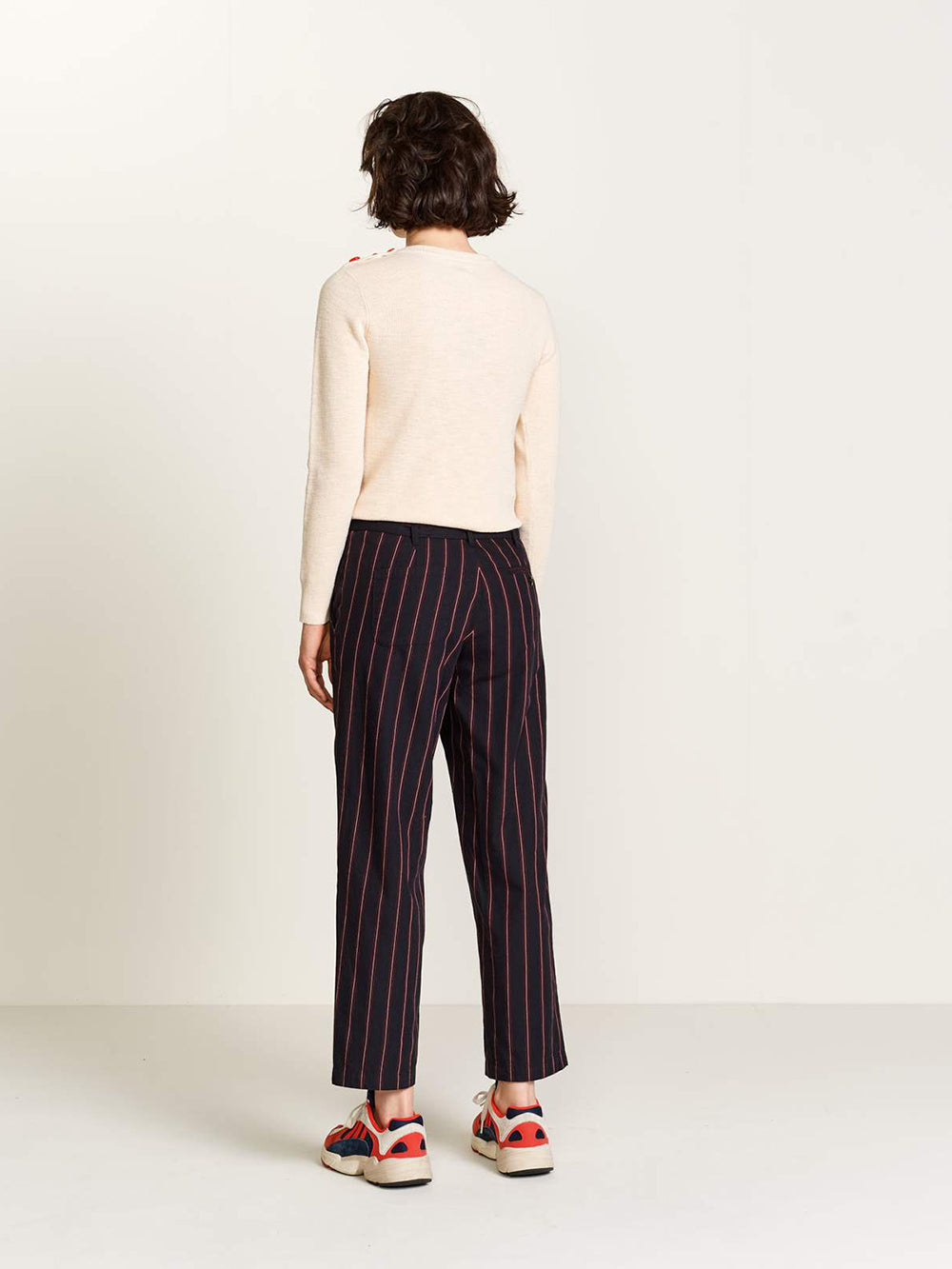 bellerose lou pant in stripe a