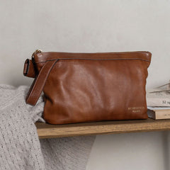 Billede af Project 13 Valnød - XL Clutch, Strikketaske