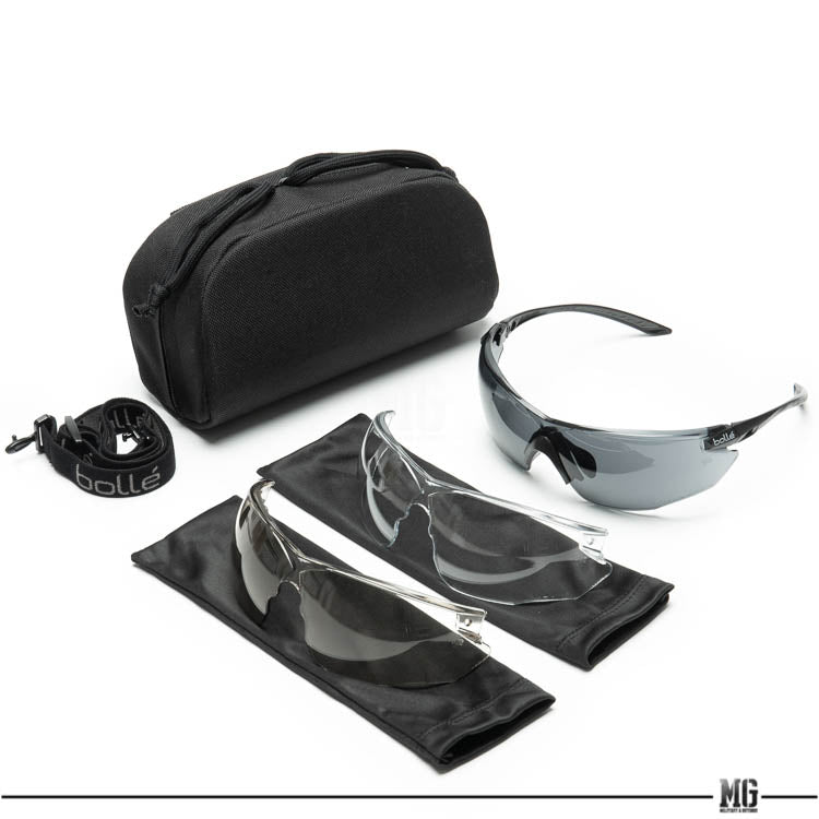 lunettes bolle combat kit noir