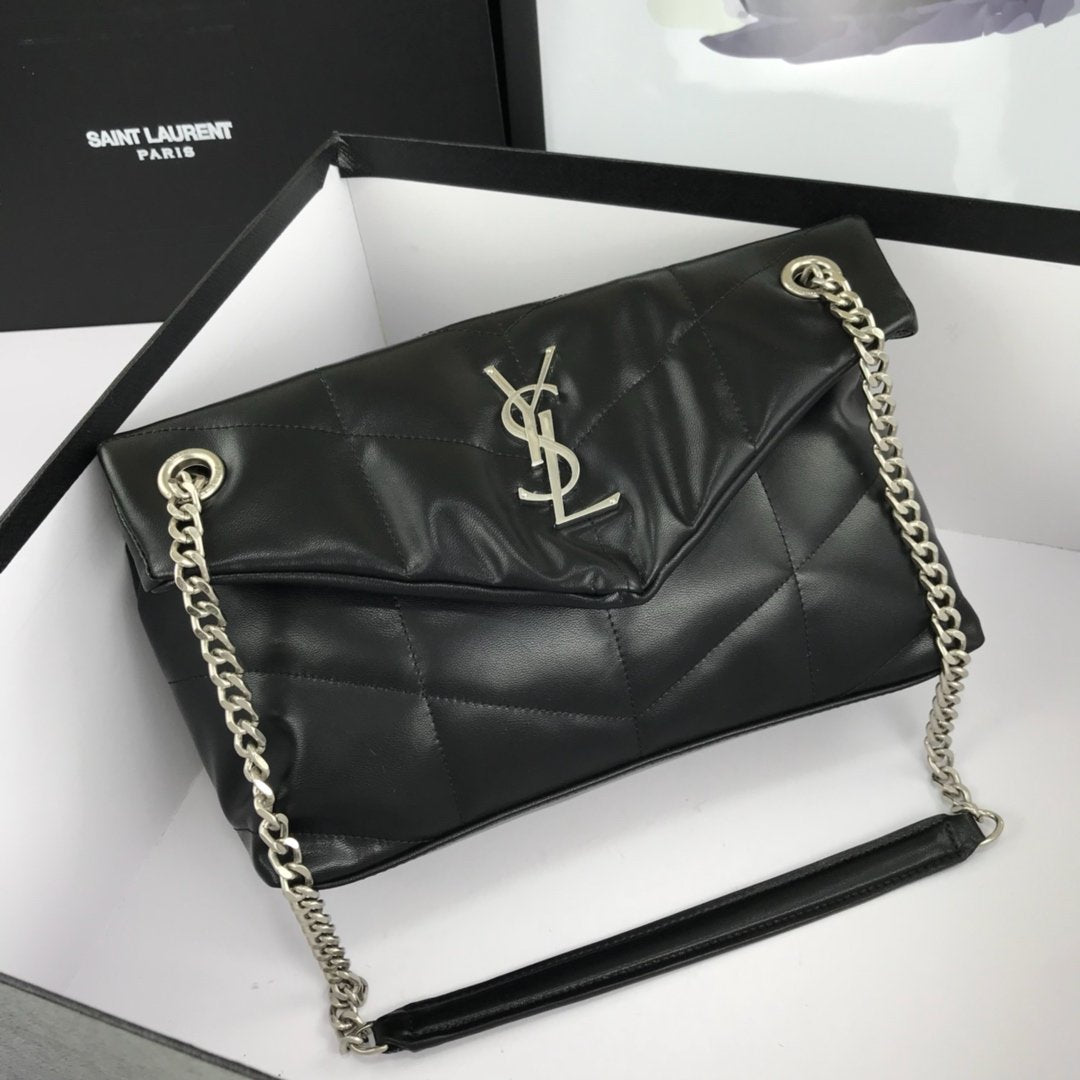 YSL SAINT LAURENT WOMEN'S CLASSIC LEATHER CHAIN SHOULDER BAG