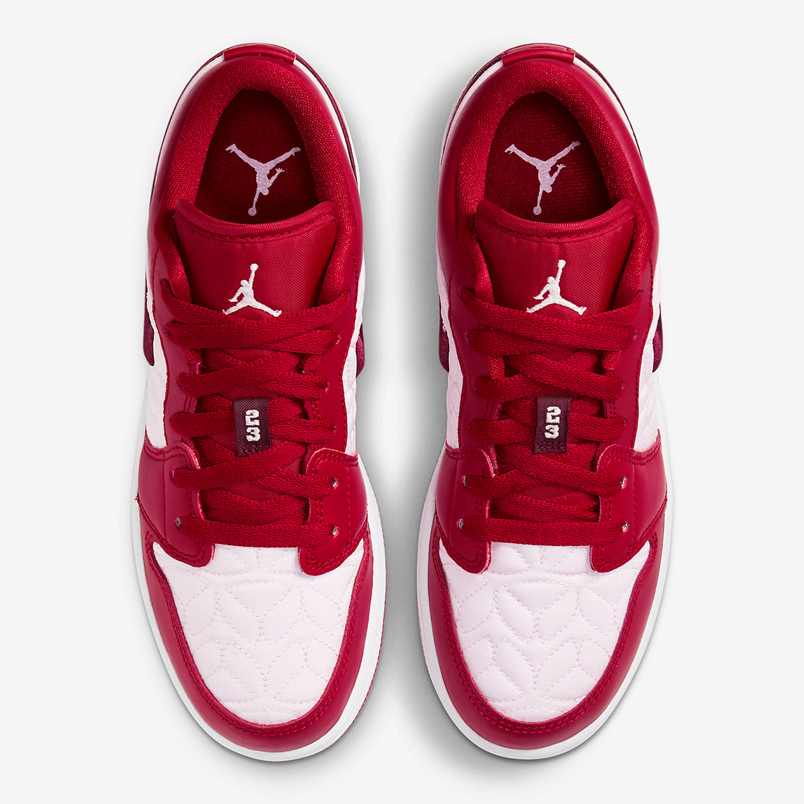 aj1 low red quilt