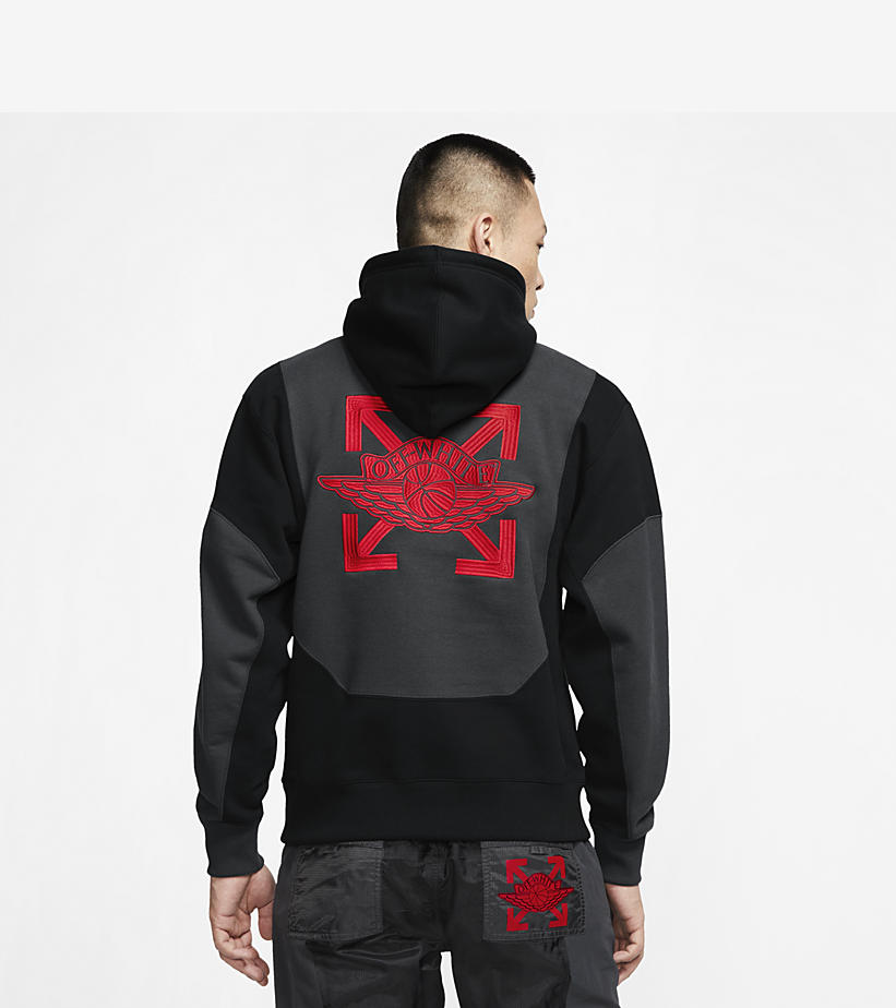 Off-White x Jordan Hoodie Black 