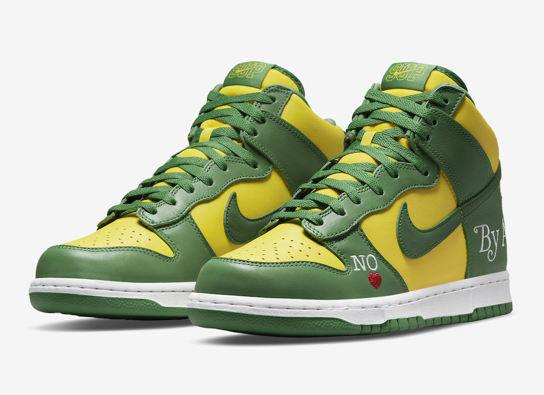 Nike SB Dunk High x Supreme By Any Means Brazil – FunkyInsole