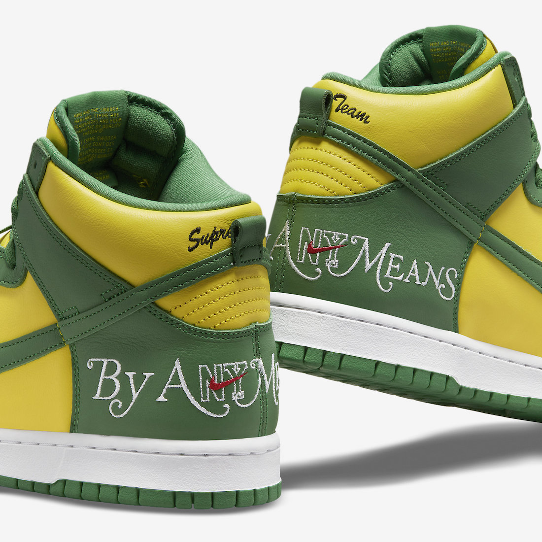 Nike SB Dunk High x Supreme By Any Means Brazil – FunkyInsole