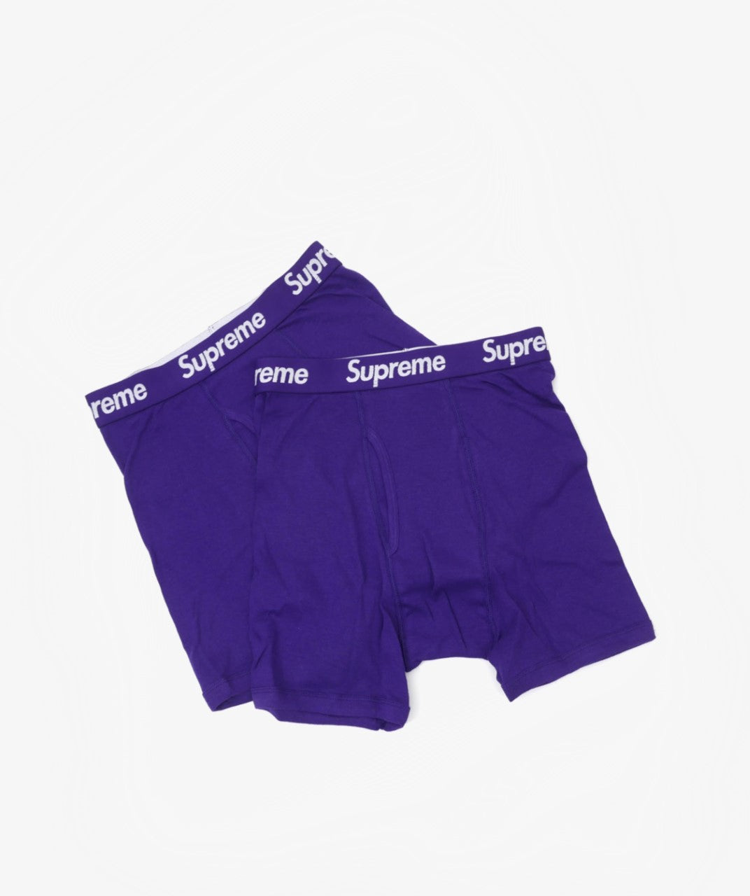 新品未開封 Supreme Hanes Boxer Briefs (2 Pack) Purple 2枚セット 紫