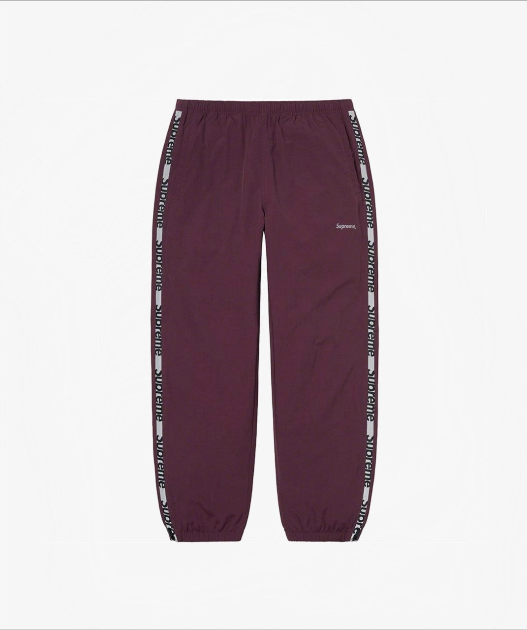 Supreme Reflective Zip Track Pants Purple – FunkyInsole