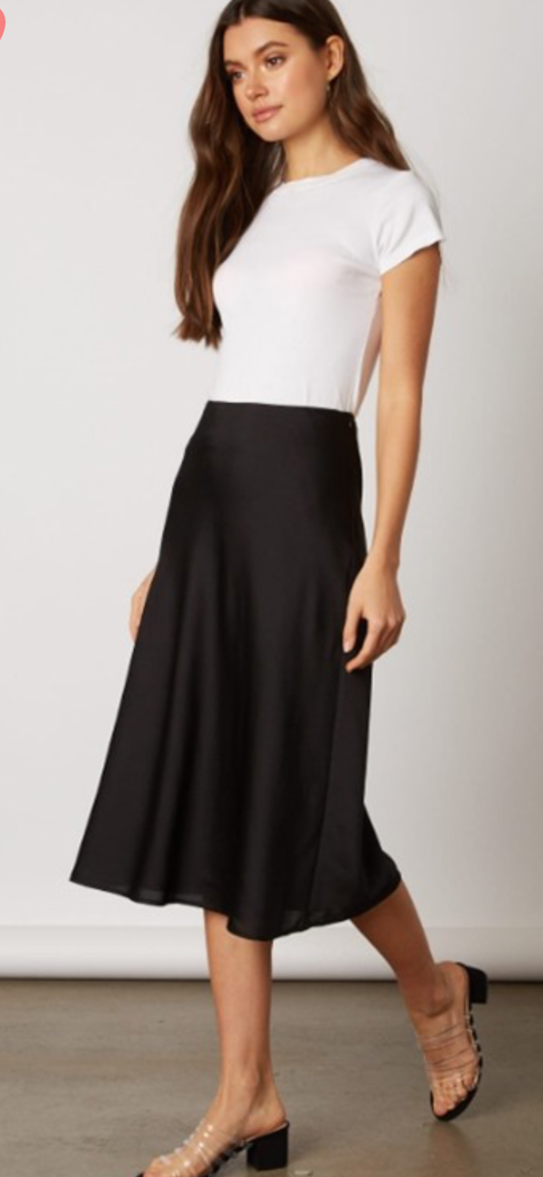 midi slip skirt