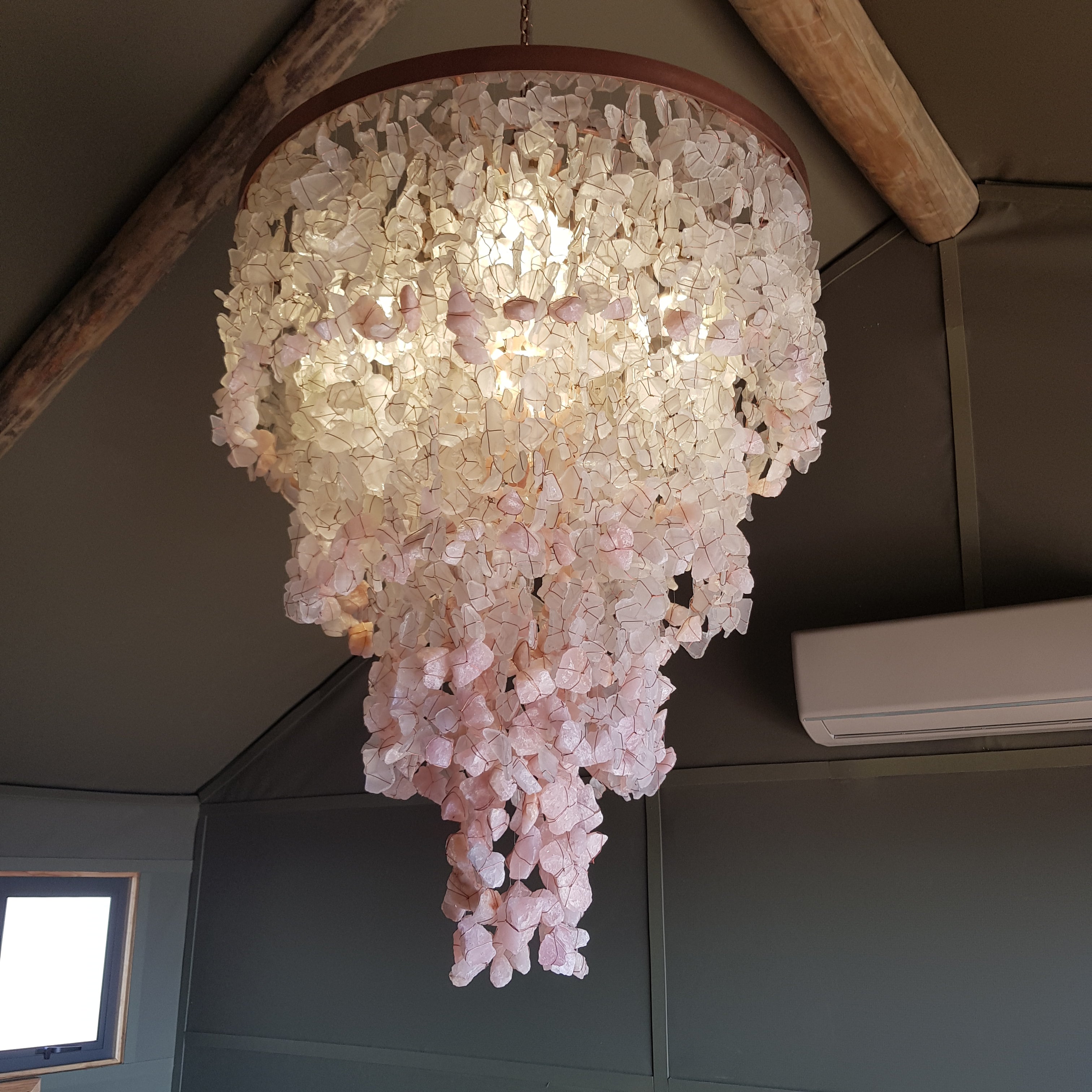 chandelier recycled design