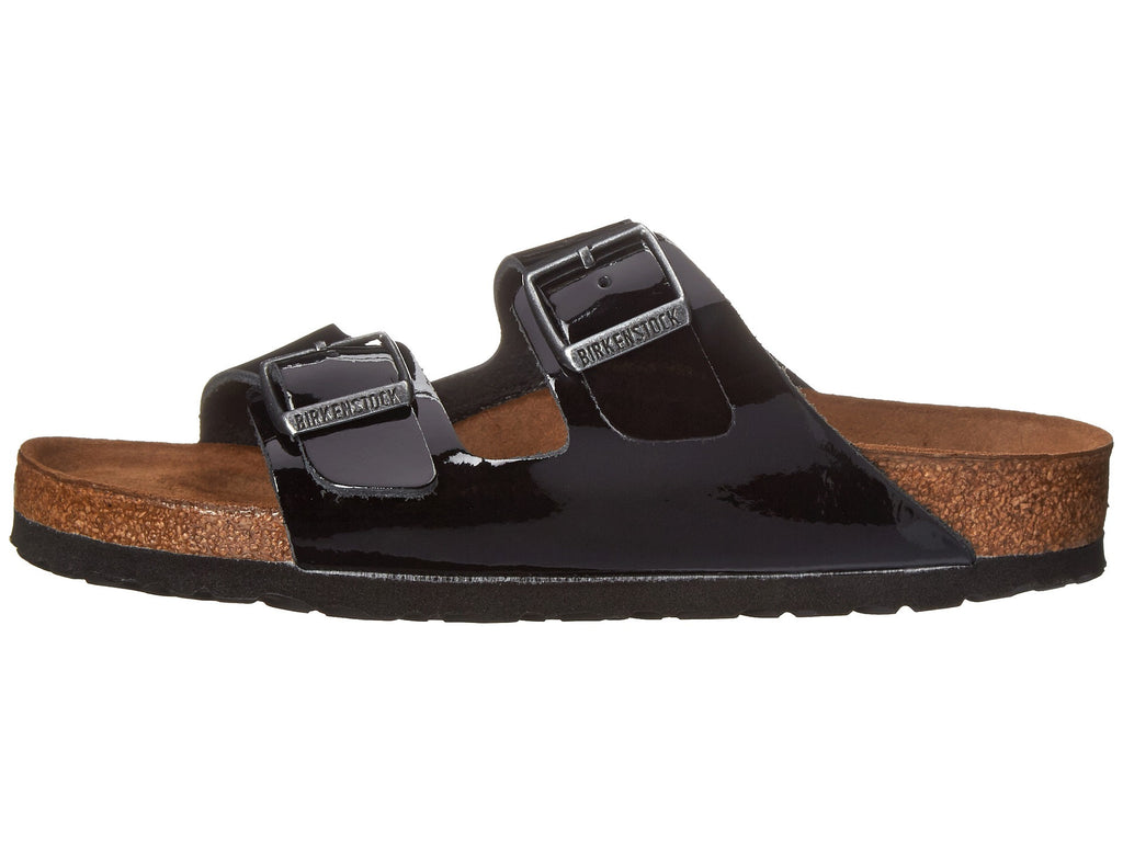 womens black patent leather birkenstocks