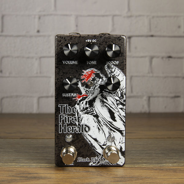 Black Mass The First Herald Fuzz Boost Pedal Blue