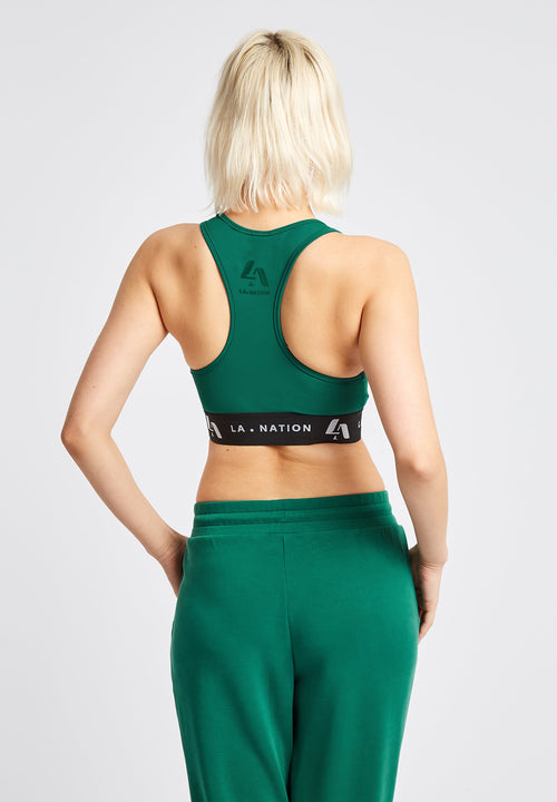 Green Agate Padded Sports Bra – Art Unknown Store