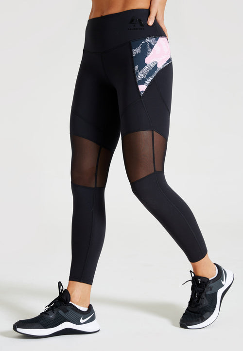 TriDri Women's Mesh Tech Panel Full-length Leggings (TR034) - Gym