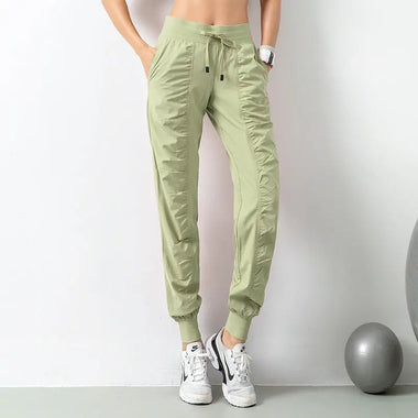 Mid Waist Nylon Sports Pants - QH Clothing – Quality Home Clothing