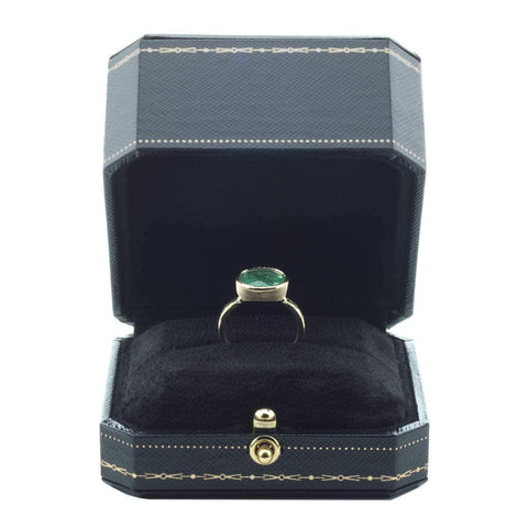 Emerald Engagement Ring