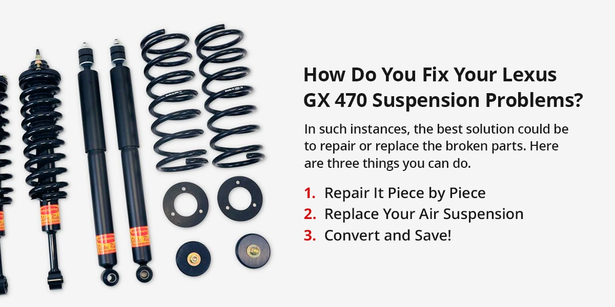 How Do You Fix Your Lexus GX 470 Suspension Problems?