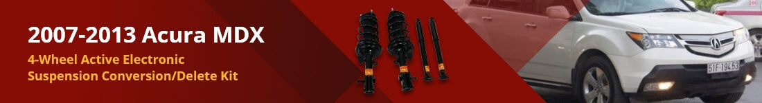 acura mdx electronic suspension conversion kit with suspension light module by strutmasters