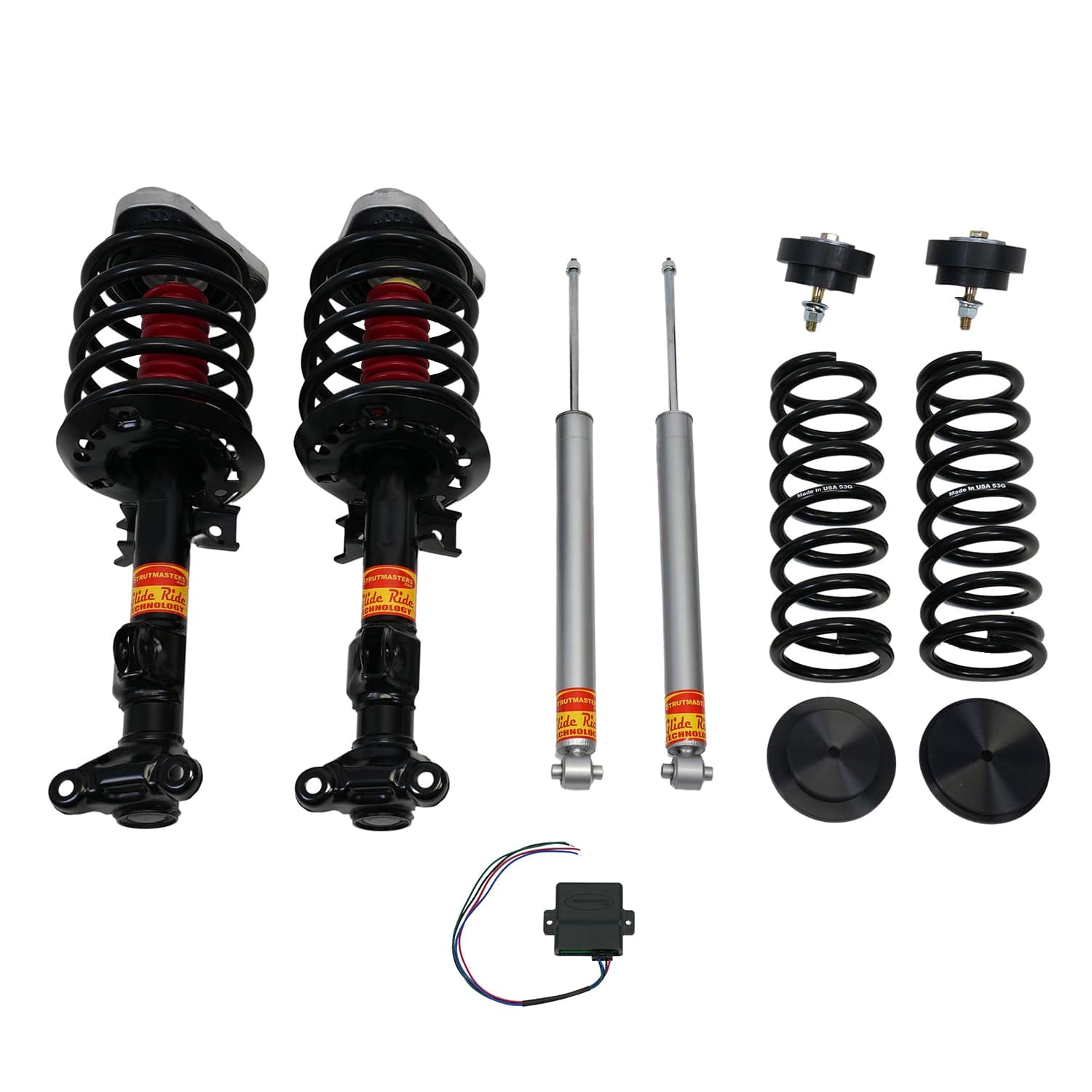 2012-2018 Mercedes-Benz CLS550 RWD Air Suspension Conversion Kit with Warning Light Fix (MJ24FM)