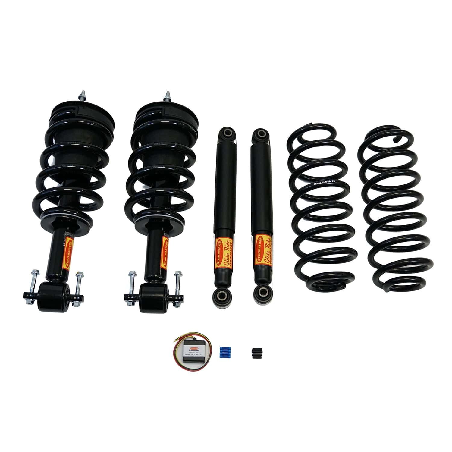 2015-2020 GMC Yukon 4-Wheel Air Suspension Conversion/Delete Kit with Light Out Module (GC44FM)