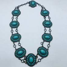 Load image into Gallery viewer, Turquoise Handmade Bib Necklace
