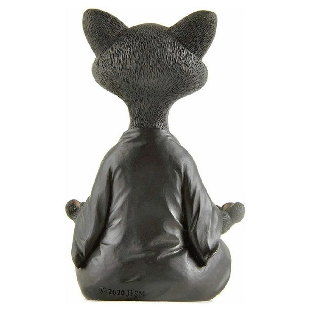 Zen Cat Meditation Statue