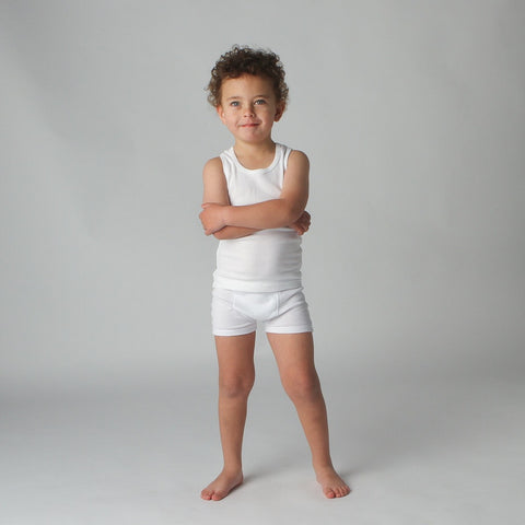 Girls Organic Cotton Full Brief, White – G'DAY BABY