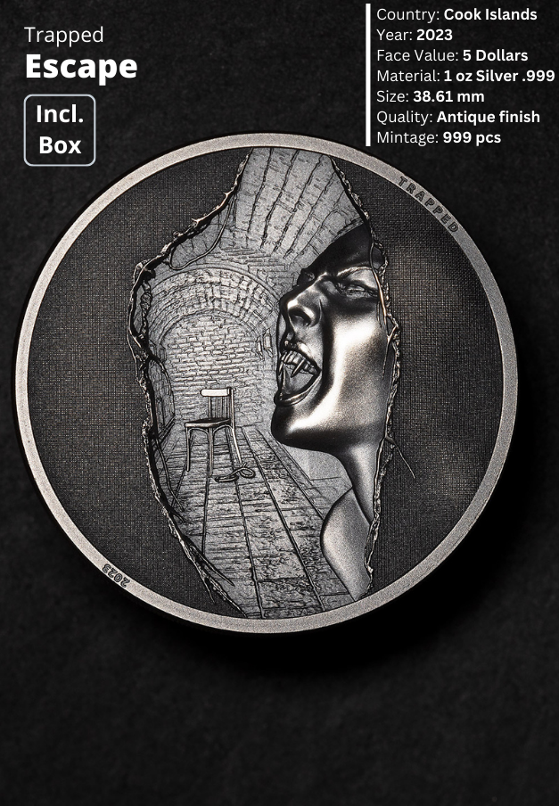 Escape Trapped Silver Coin 