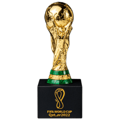 OFFICIAL FIFA WORLD CUP TROPHY™ REPLICA 1 Kg Pure Silver Ag999, Gold-Plated