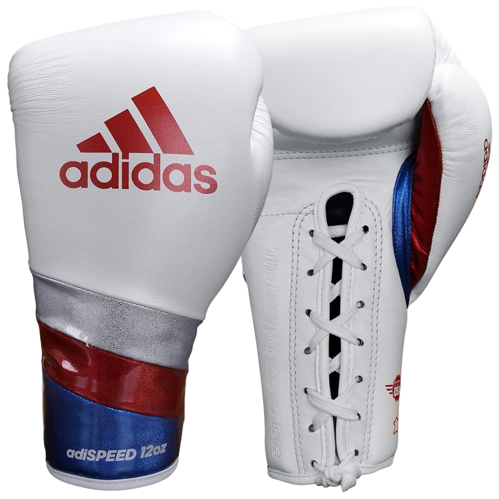 adidas boxing glove adispeed strap up ADISBG501PRO, black/white, Pro, Boxing Gloves, Boxing, Sports