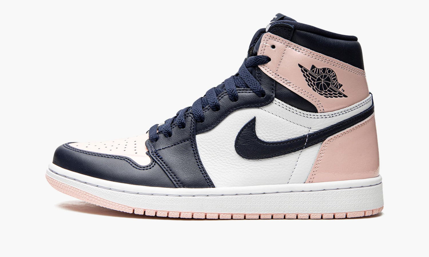 black white and pink jordan 1 high