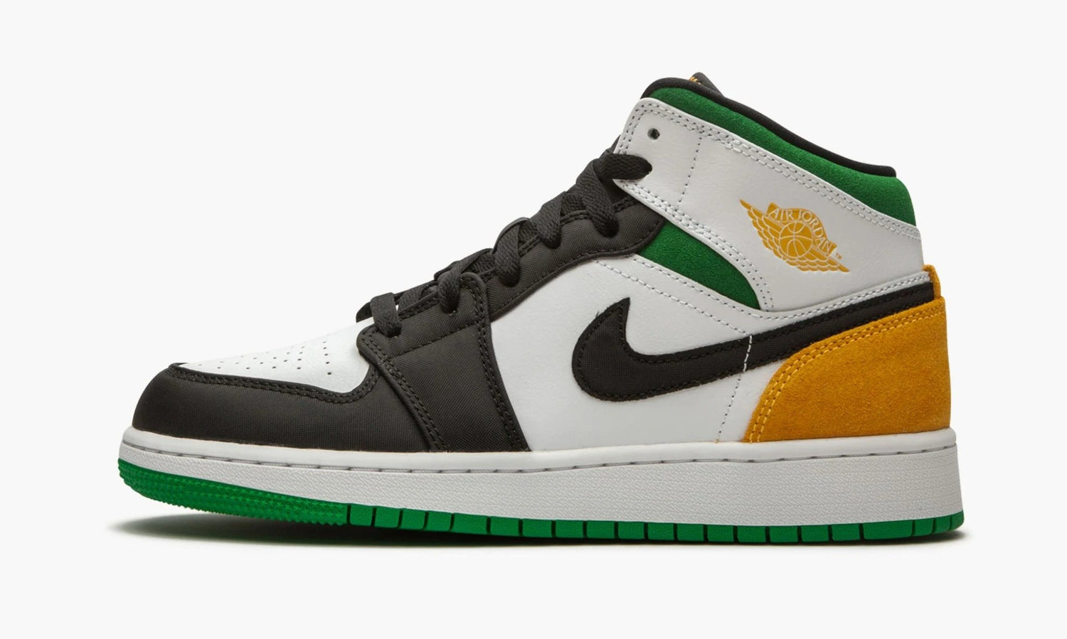 air jordan 1 mid lucky green