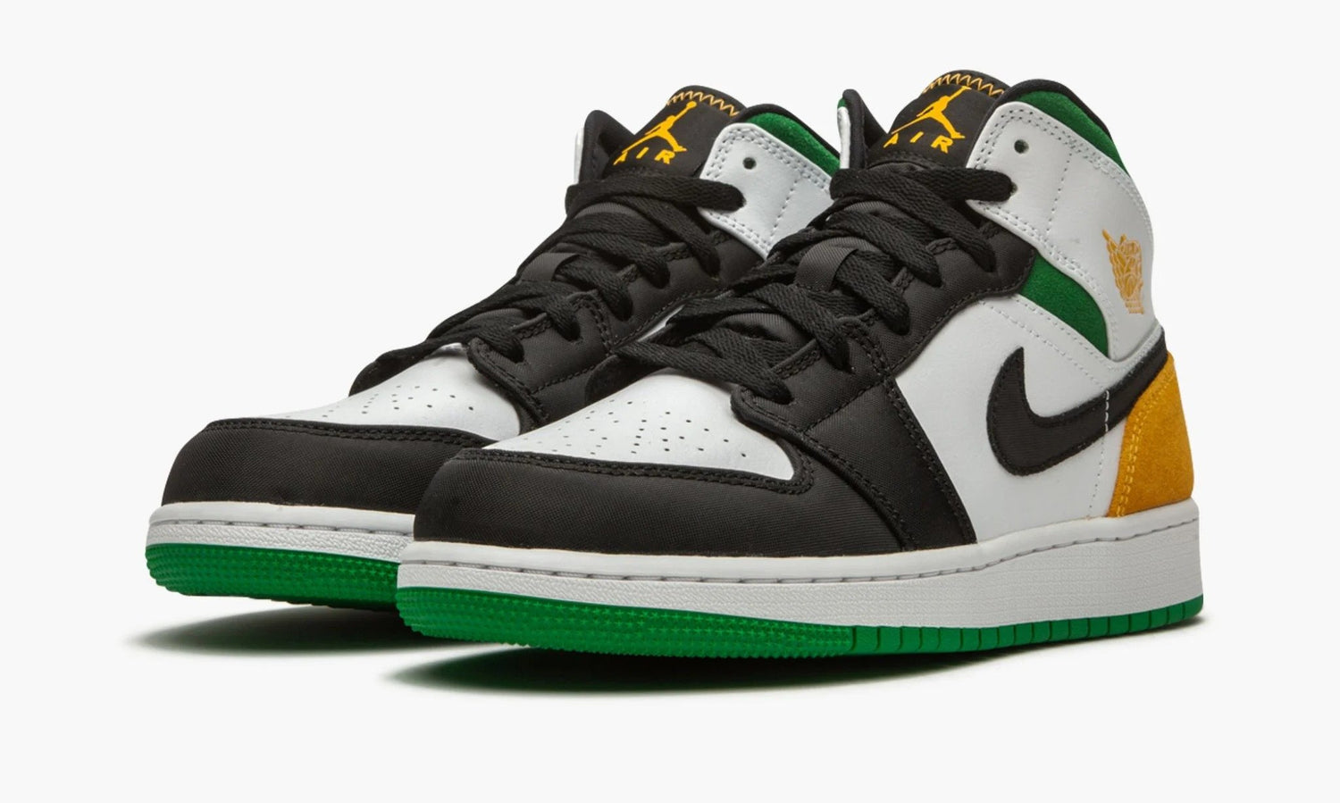 air jordan 1 mid lucky green