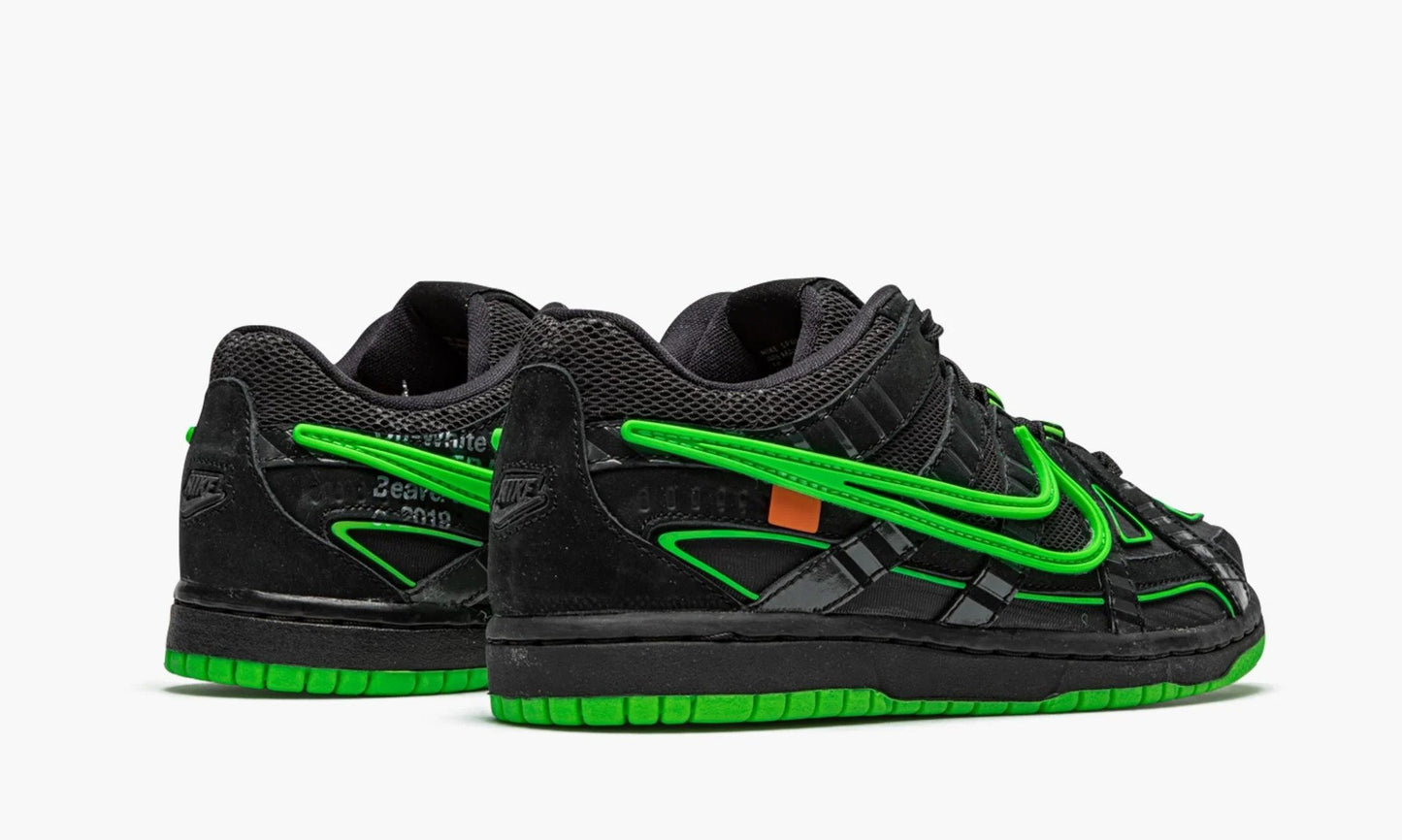 off white air rubber dunk green strike