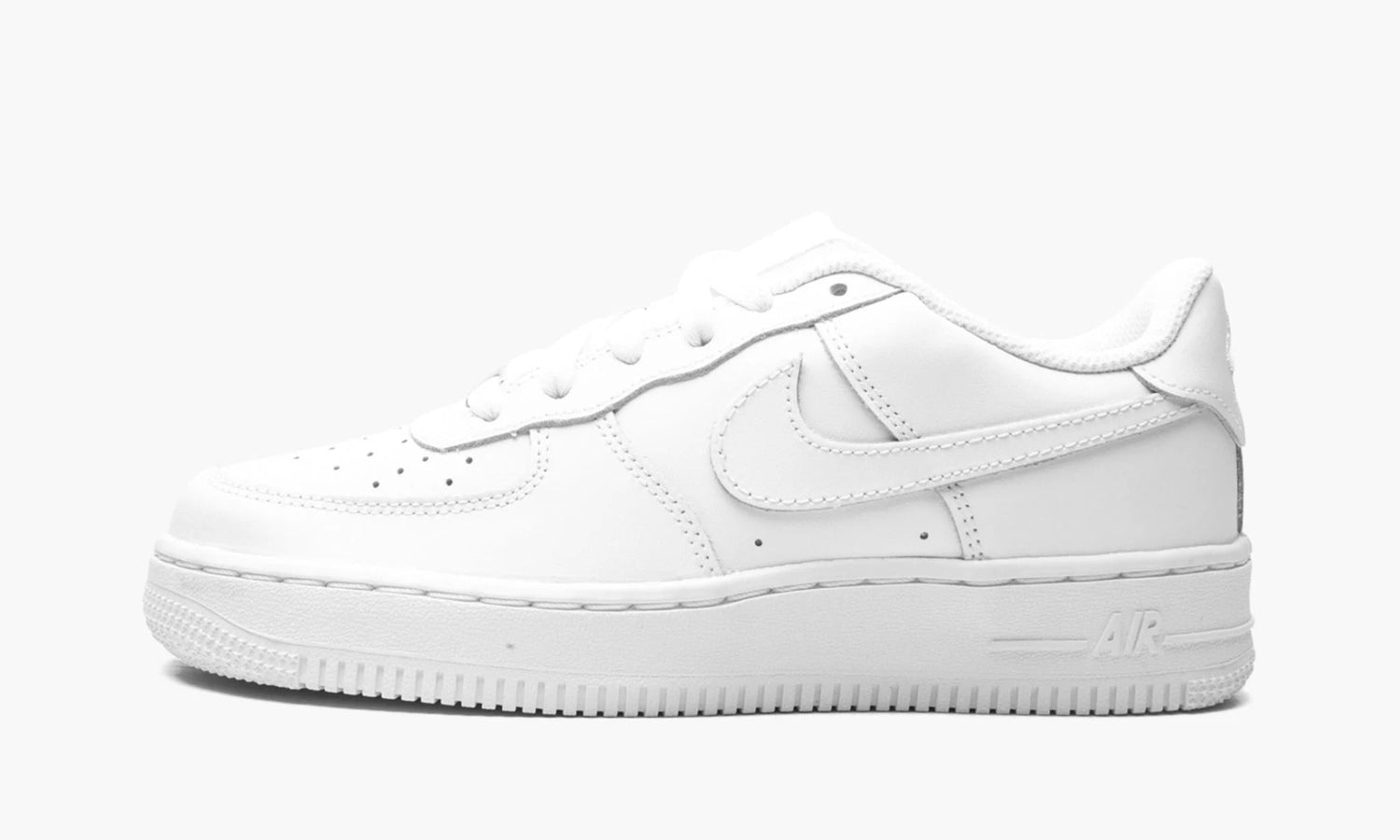 white air force ones gs