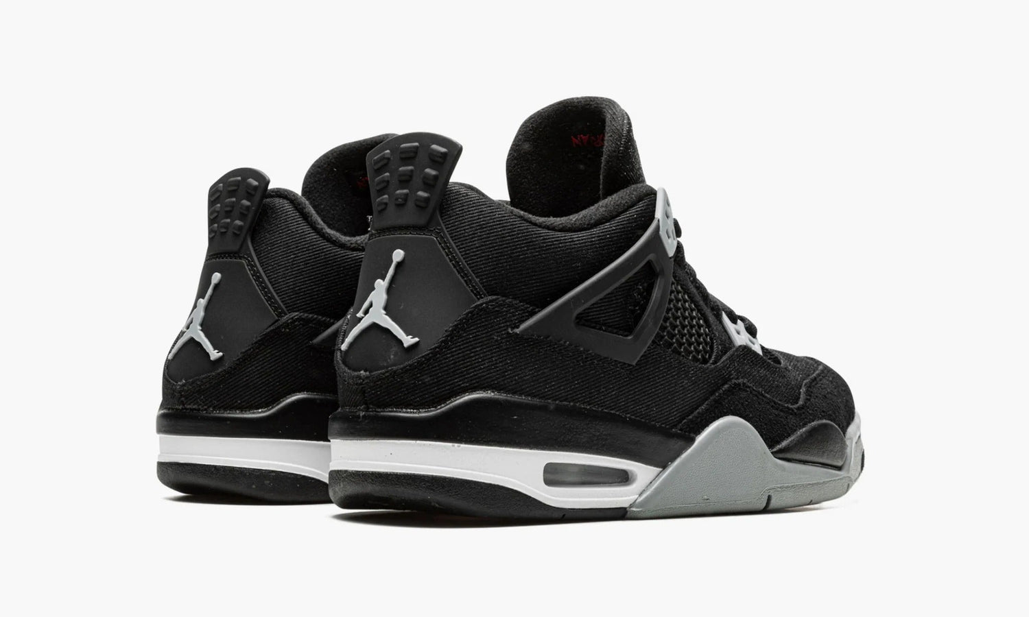 all black suede jordan 4