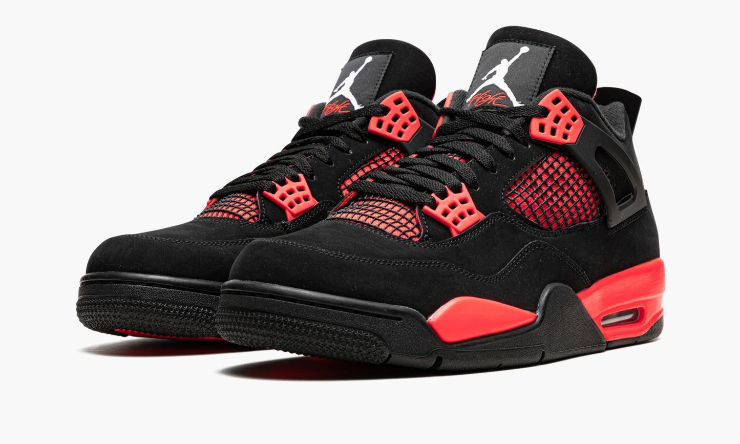 jordan 4 black and red thunder