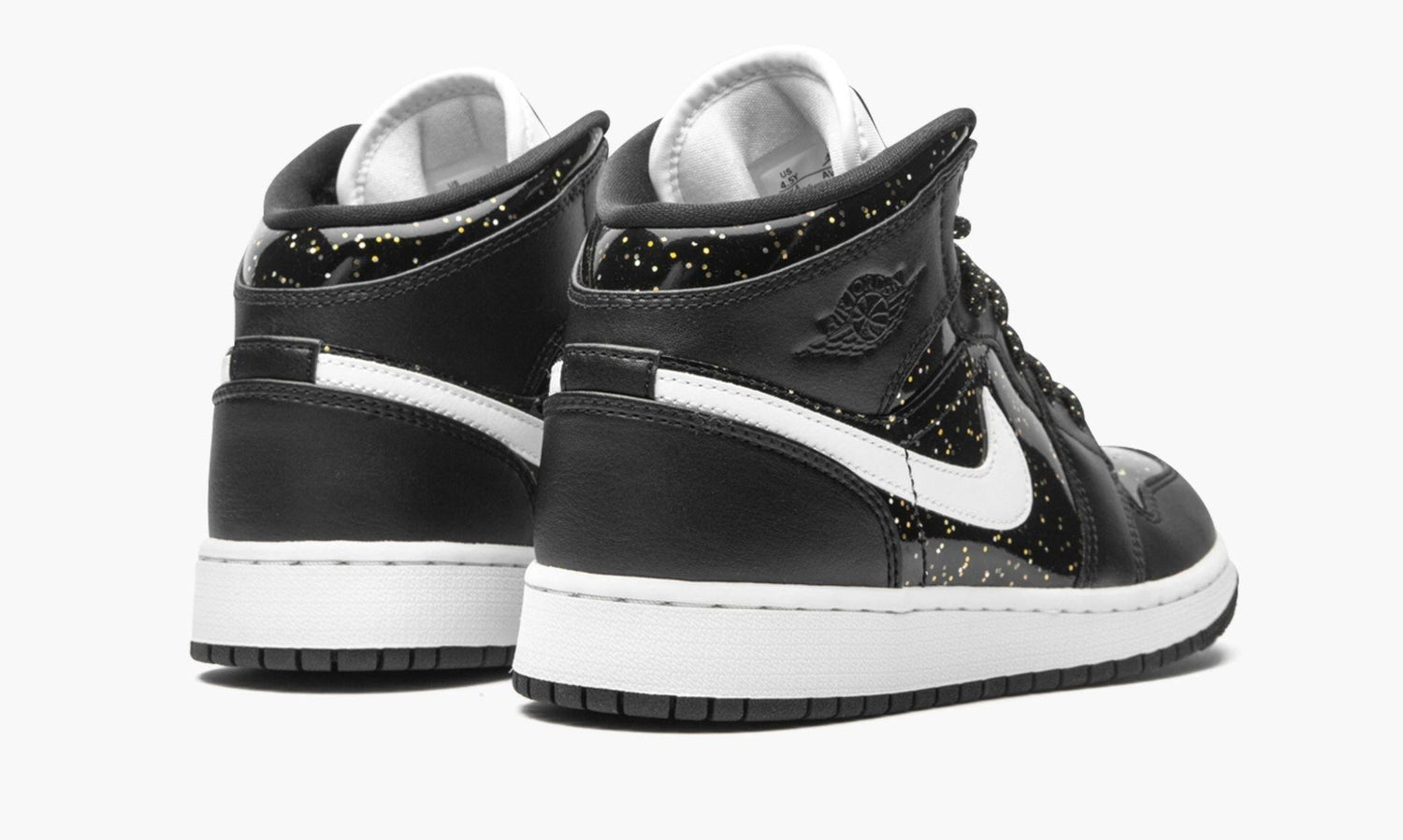 black and white glitter jordan 1