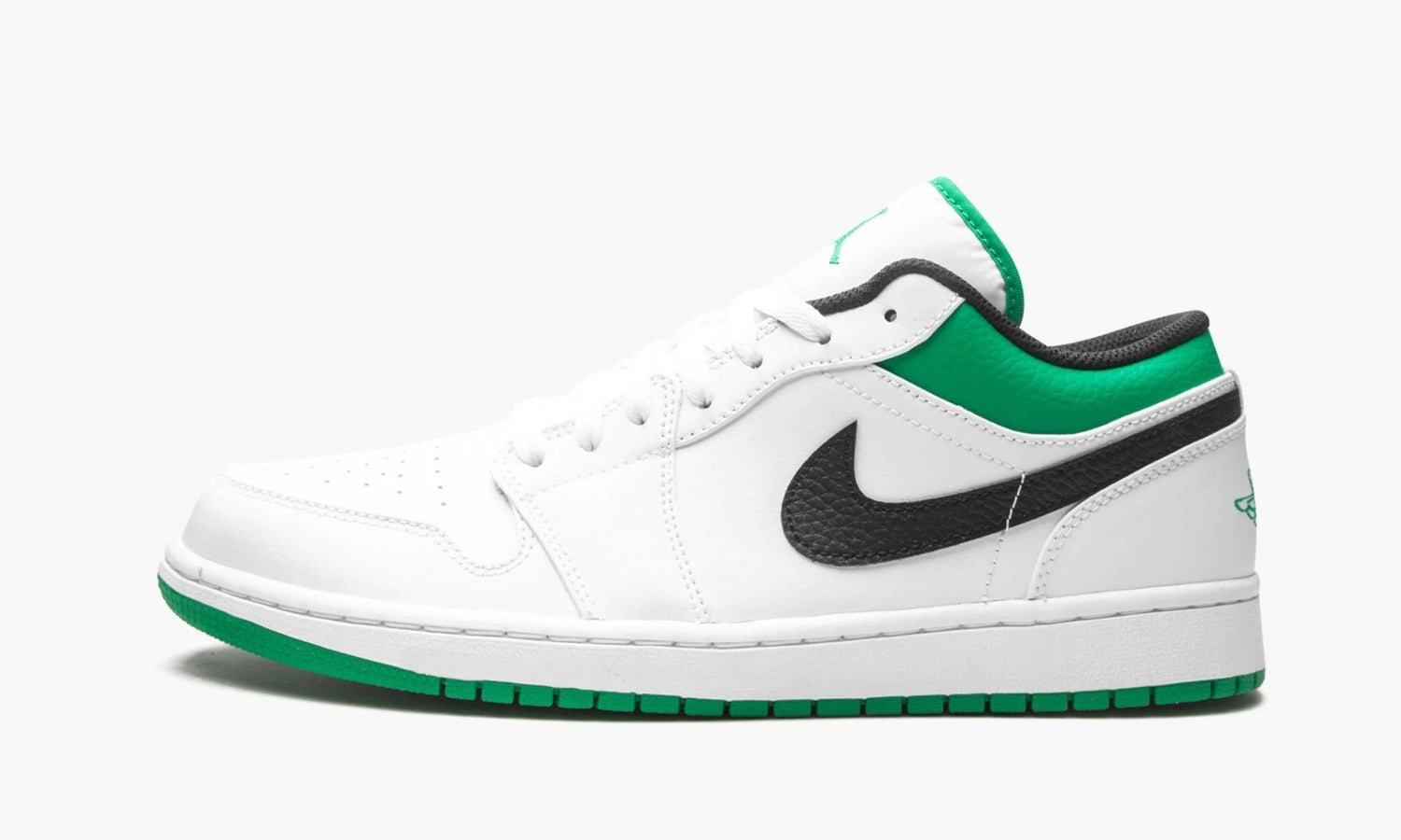 green black and white jordan 1 low top