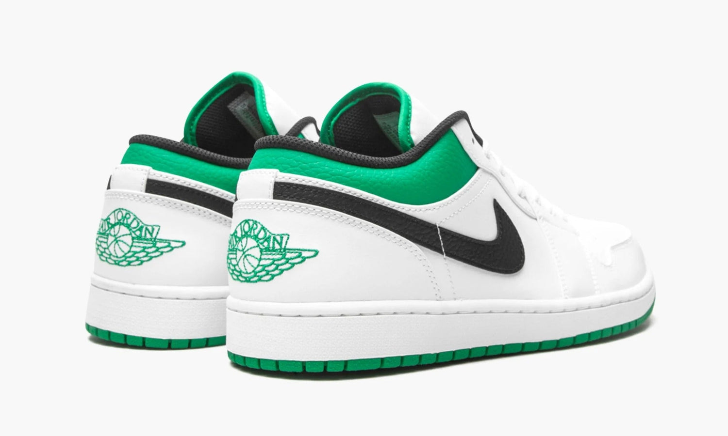 jordan 1 green and black low