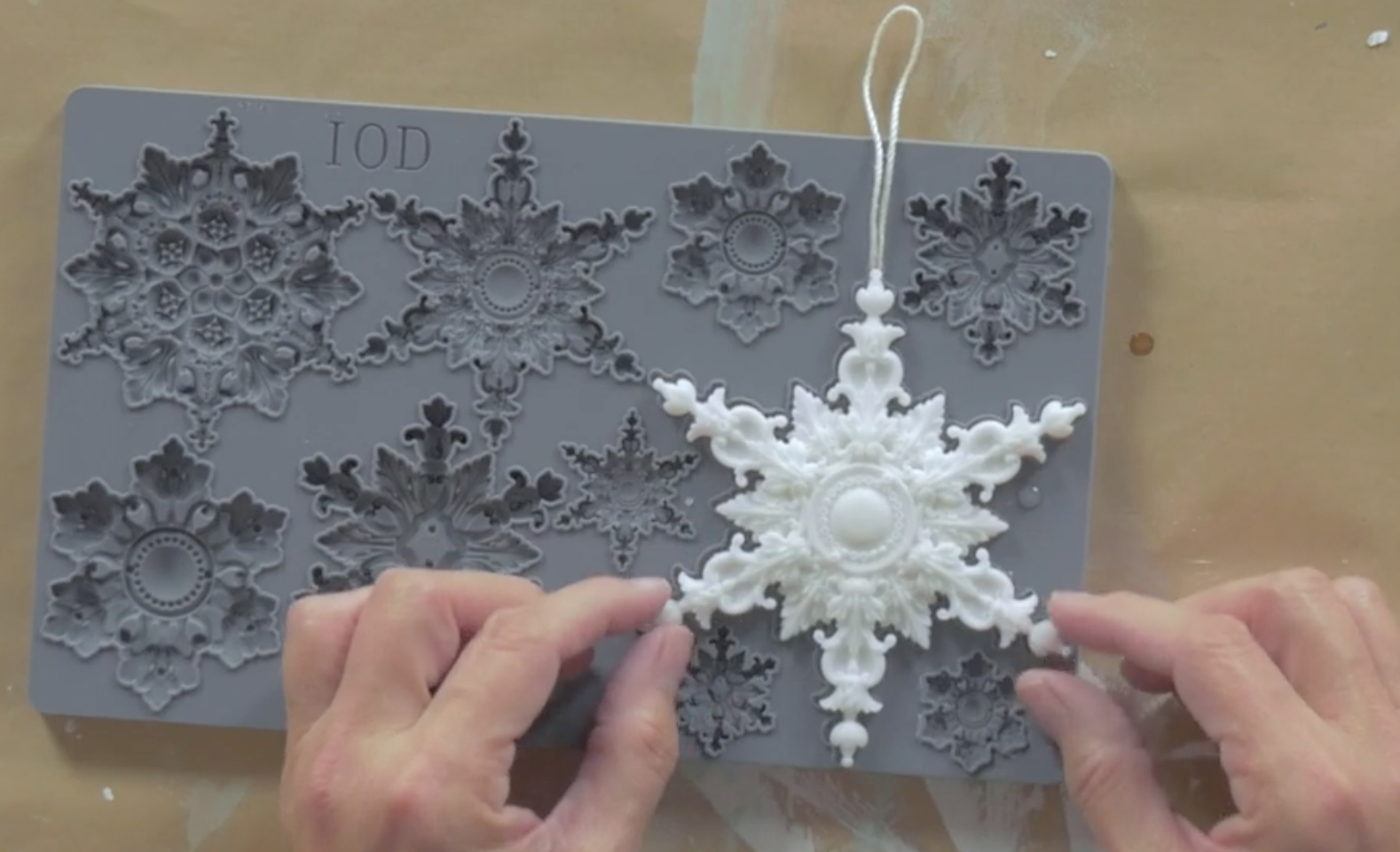 3D Snowflakes Clear Silicone Mold Snowflake Mold