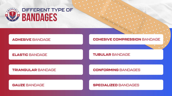 different types of bandages