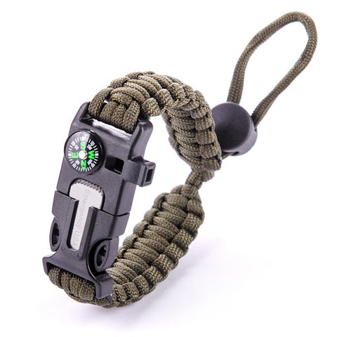 An Emergency USA Paracord in Kaki color