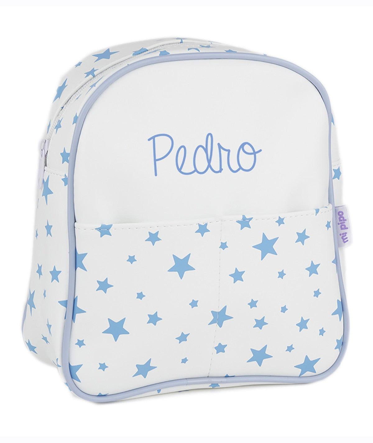 Mochila Personalizada Estrellas Azul Mi Pipo | Nanetes