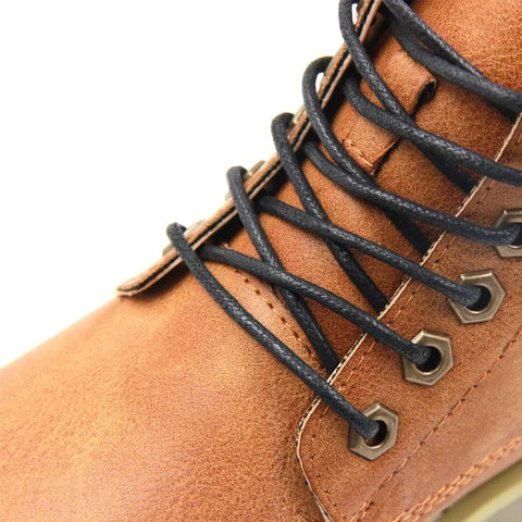 laces waxed black 3mm