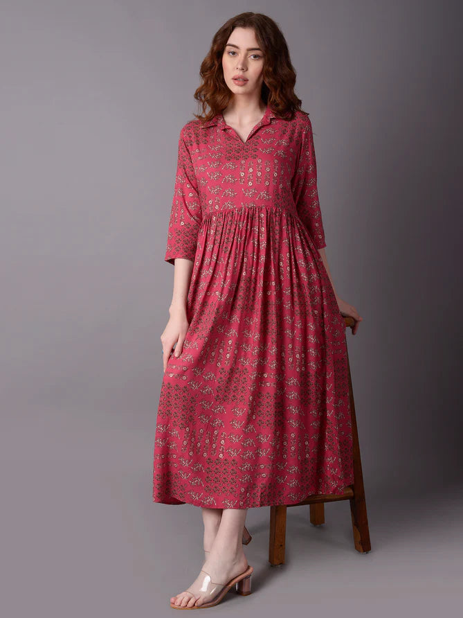 a line kurti dress