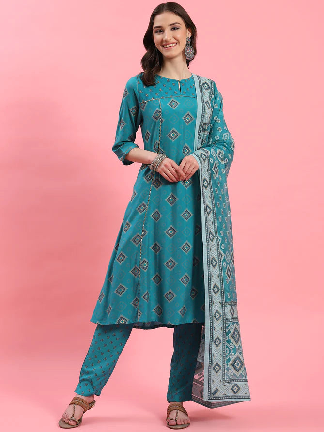 Navratri Special Couple combo of Kurta with Pajama & Kurti with Pants