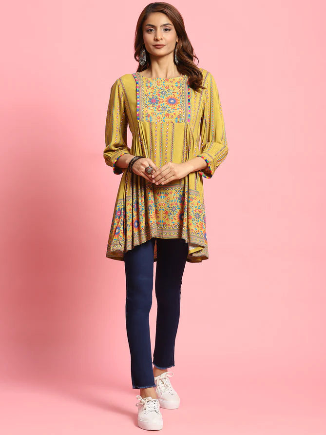 floral printed tunic