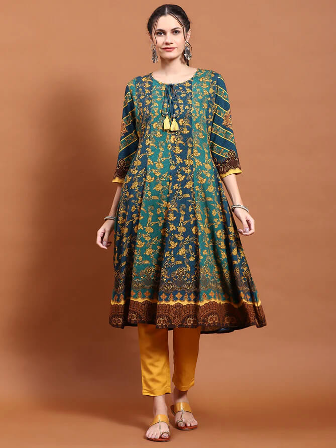 floral printed kurta