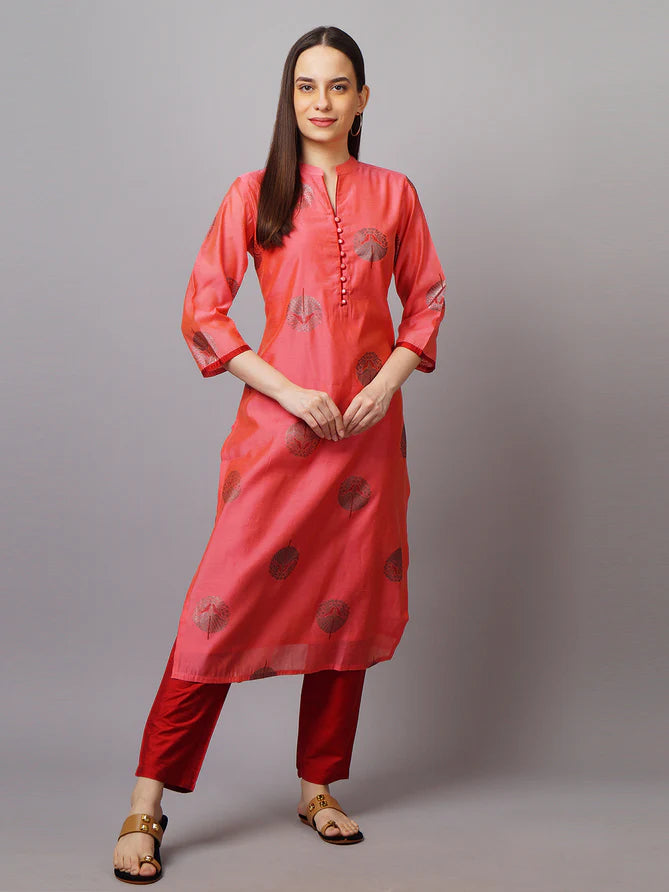 cigarette pants with kurta