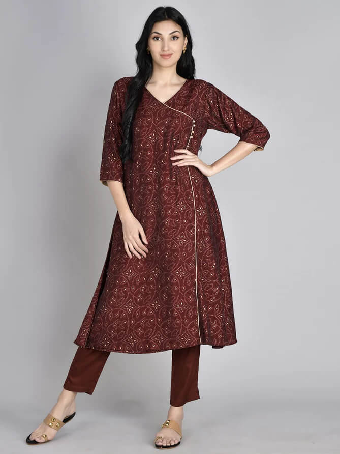 geometric printed kurta with trouser