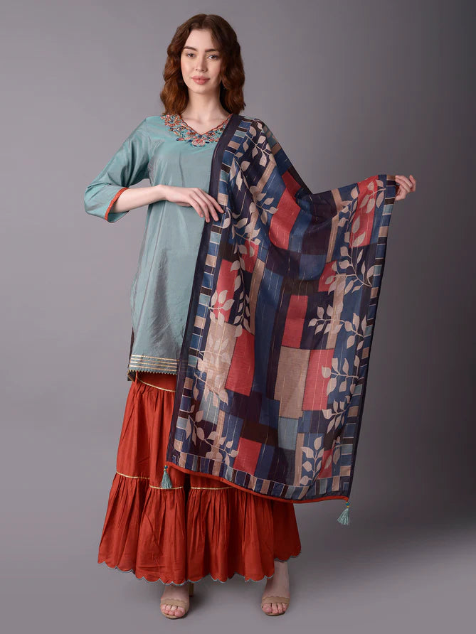 short kurti with sharara